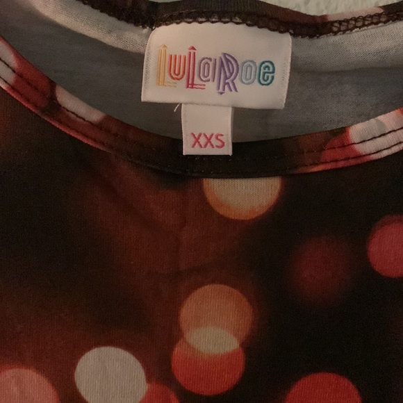 XXS Polka Dot LuLaRoe Irma Tunic Top - NWT - Picture 2 of 8
